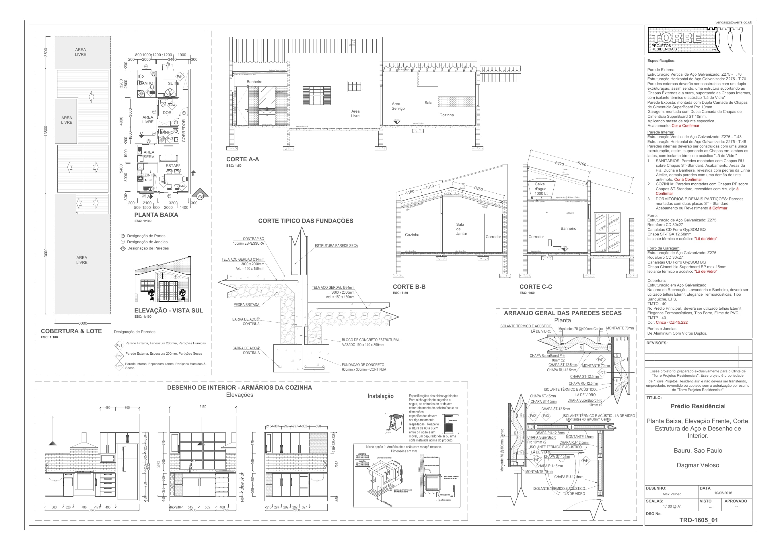 Projetos de Edificações e Arquitetura para Contrução